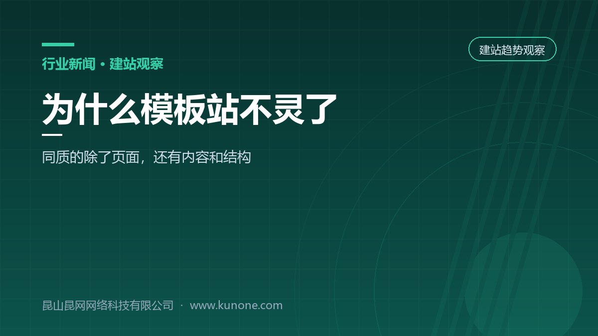 模板站与企业定制网站结构对比示意