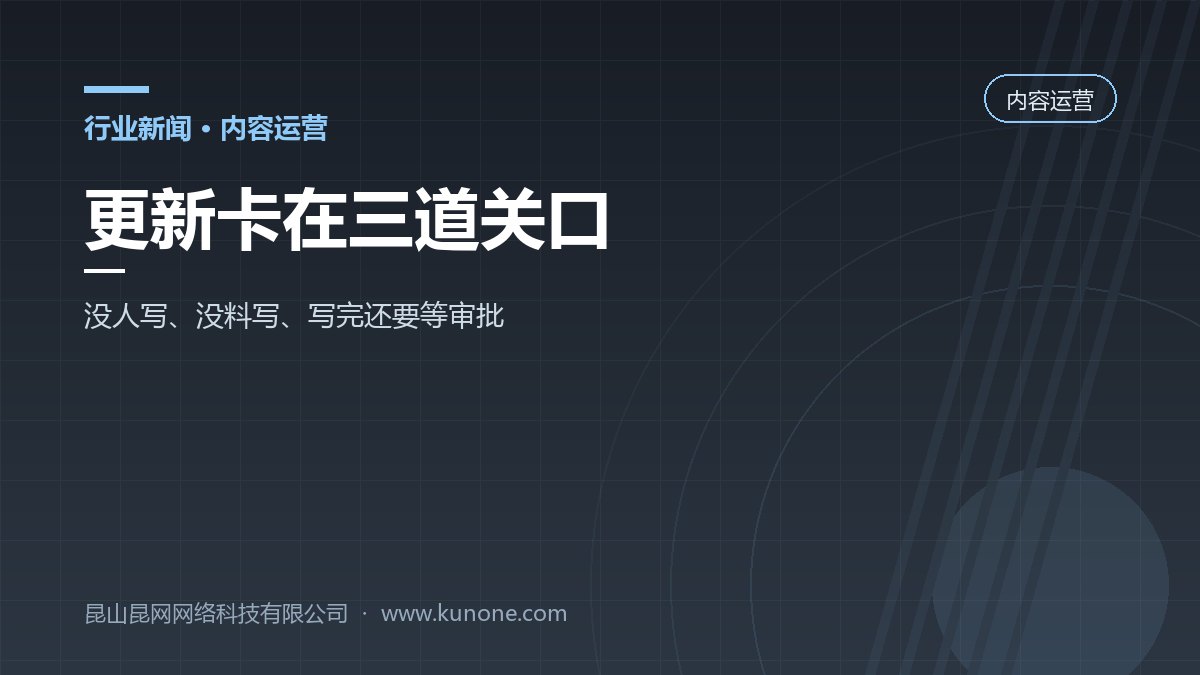 企业官网内容更新面临的现实约束